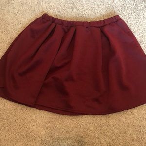 Scuba Box Pleat Mini Skater Skirt
